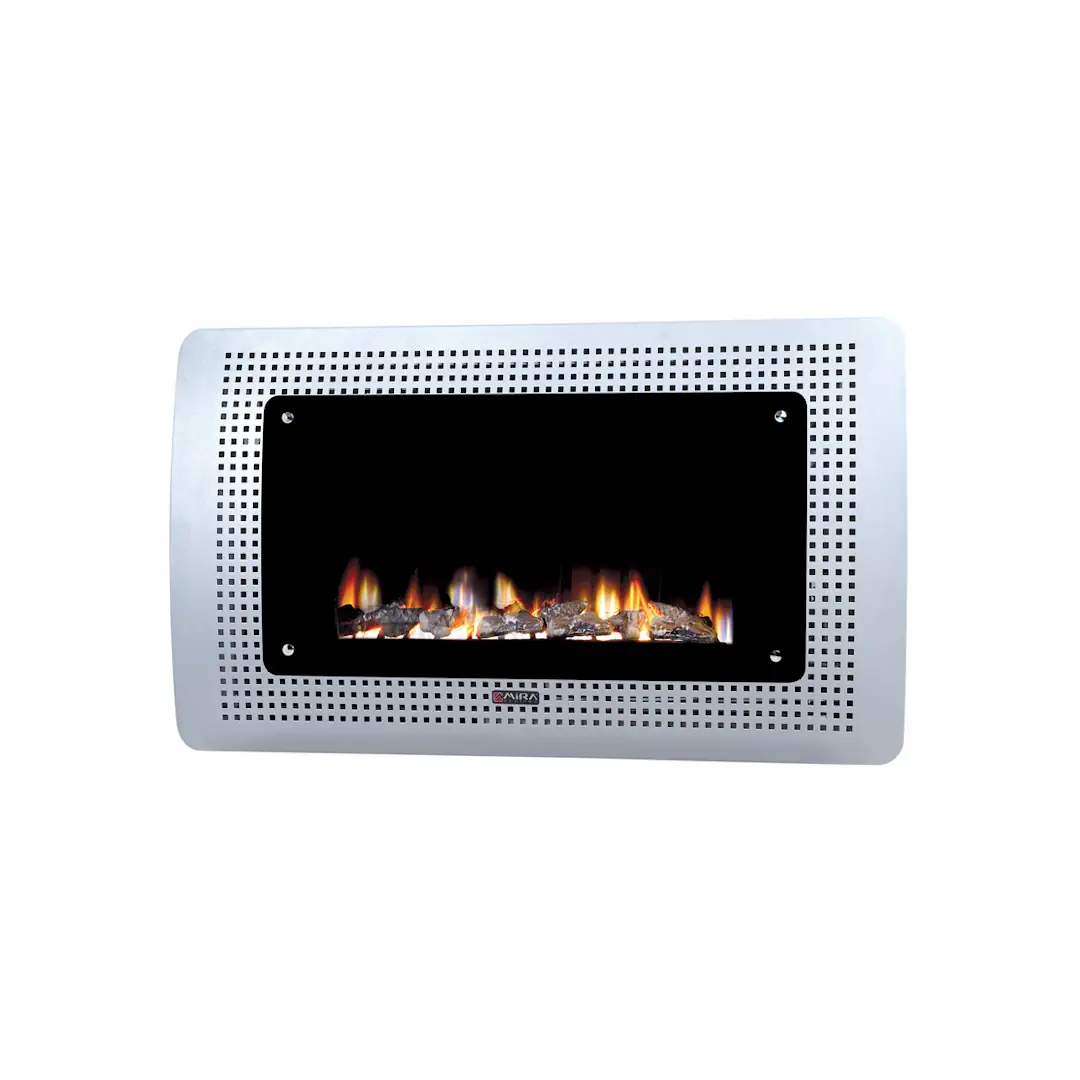 MİRA H11 PLAZMA 1 S GRİ HERMETİK DOĞALGAZ SOBASI-ŞÖMİNELİ