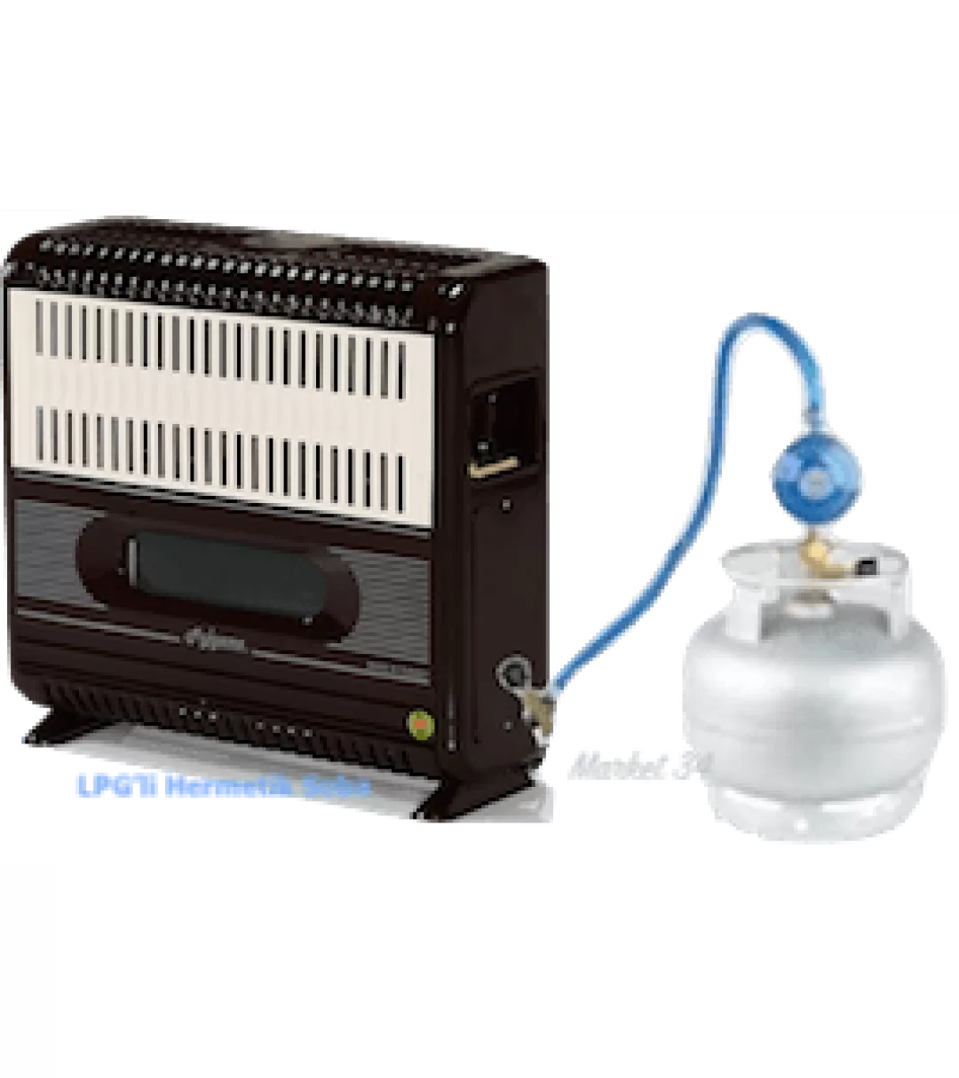 Fujiyama Tüplü (Lpg’li) soba – Hermetik çıkışlı