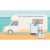Daxom Lpg-Tüplü hermetik şofben 12 Lt – (Karavan-Tinyhouse-Ev)- low nox